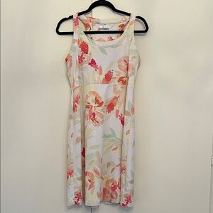 Floral Sleeveless Athletic Dress - Multicolor